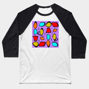 abstract fifties design Baseball T-Shirt